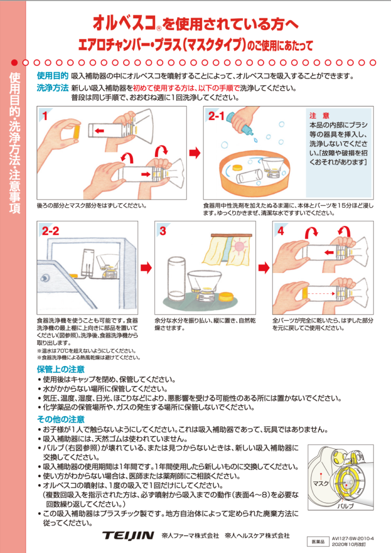 吸入薬の剤形について