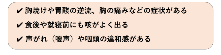 逆流性食道炎・咽喉頭酸逆流症